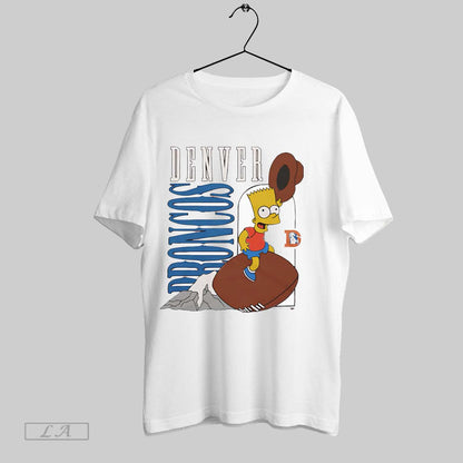 Original Simpsons Bart X Denver Broncos Shirt Trendy Fashion