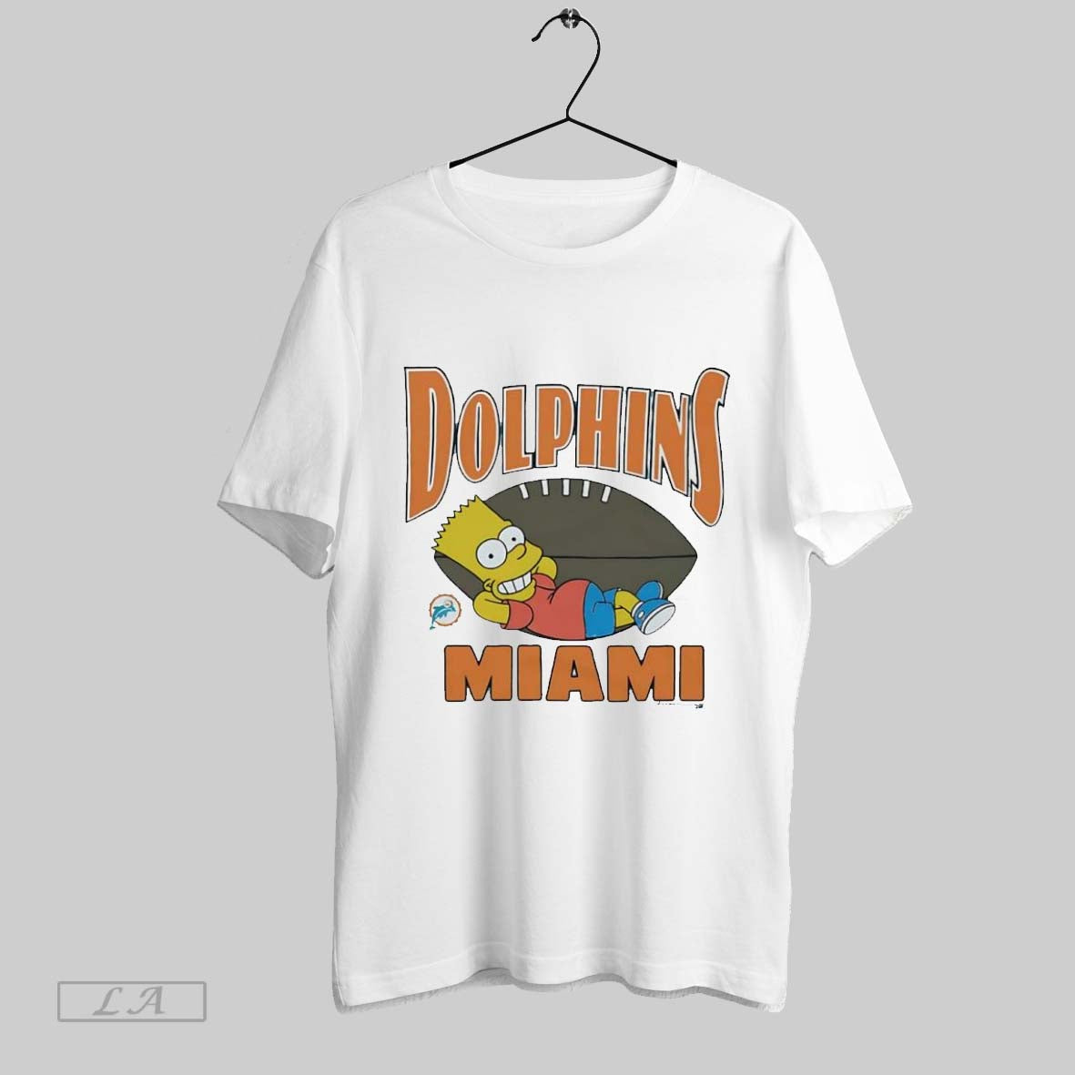 Original Simpsons Bart X Miami Dolphins Long Sleeve Modern Merch