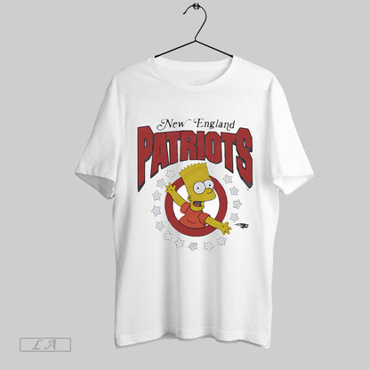 Original Simpsons Bart X New England Patriots TShirt Premium Style