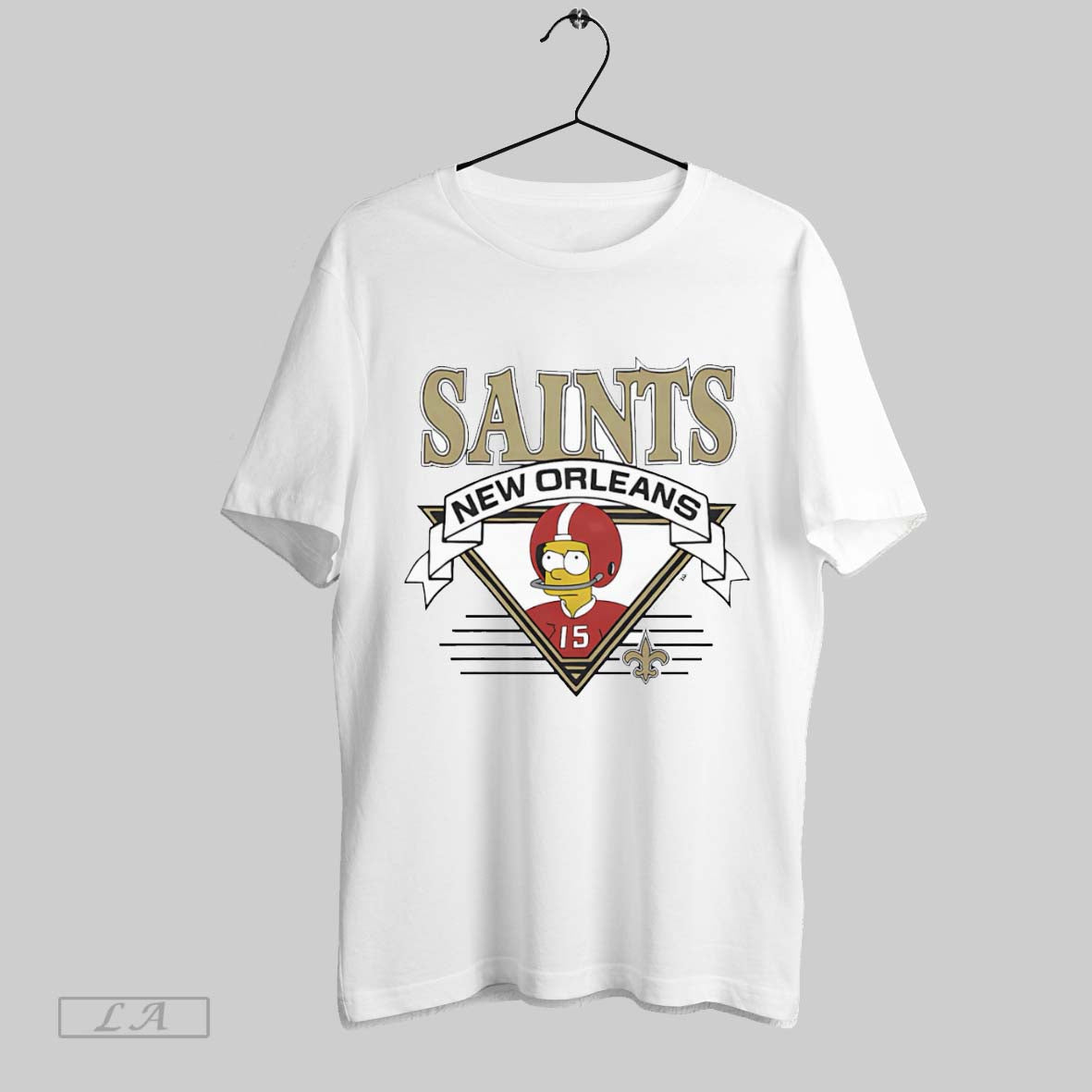 Original Simpsons Bart X New Orleans Saints Long Sleeve Trendy