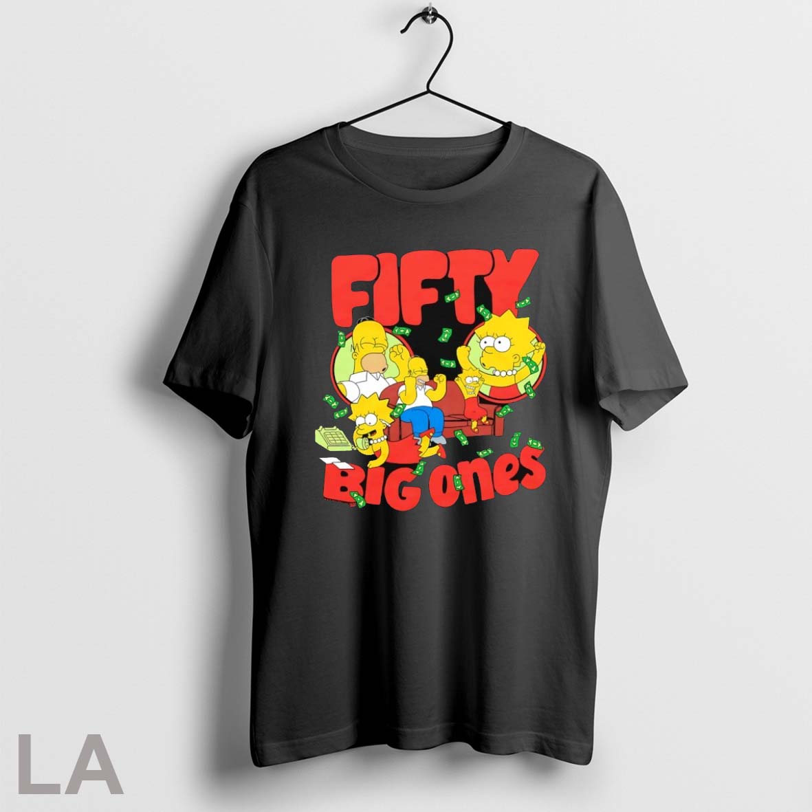 Original Simpsons Fifty Big Ones Hoodie Exclusive Merch