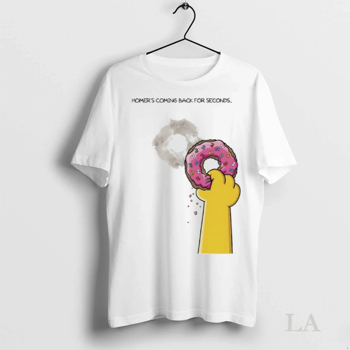 Original Simpsons Movie Homers Coming Back Seconds TShirt Elegant Gift
