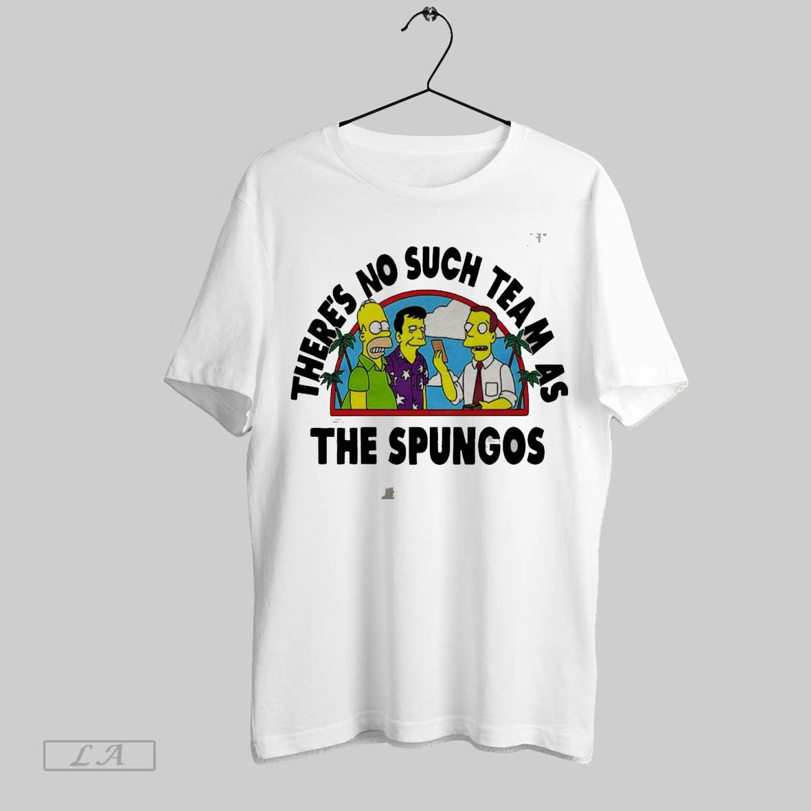 Original Simpsons Theres No Such Team As Spungos TShirt Classic Art
