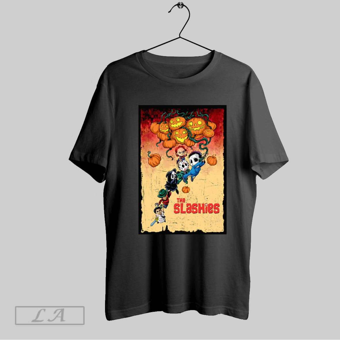 Original Slashies Horror Chibi Pumpkin Shirt Designer Gift