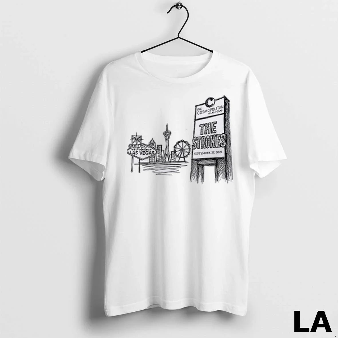 Original Strokes Cosmopolitan Las Vegas September 27 2025 Tee Modern