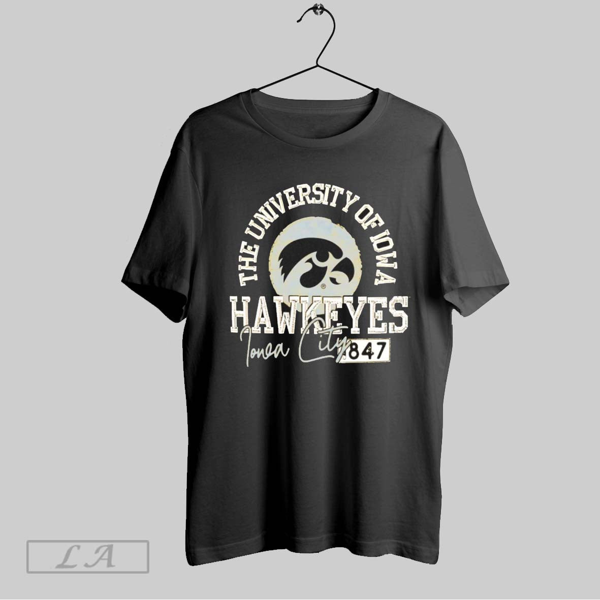 Original University Iowa Hawkeyes Iowa City 1874 Tee Vintage Merch