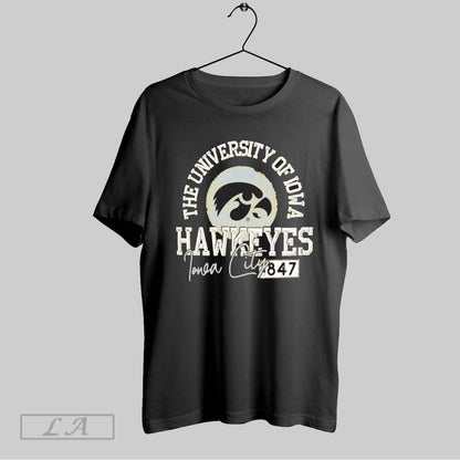 Original University Iowa Hawkeyes Iowa City 1874 Tee Vintage Merch