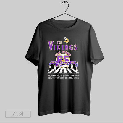 Original Vikings Skol Vikings 65 Season Thank You Memories TShirt