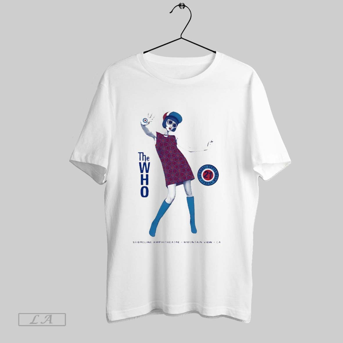 Original Who 2025 Mountain View Ca Show TShirt Elegant Collection