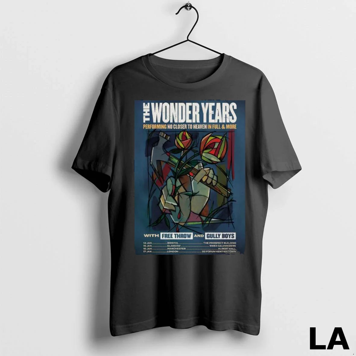 Original Wonder Years Uk Tour 2026 Long Sleve Tee Elegant Style