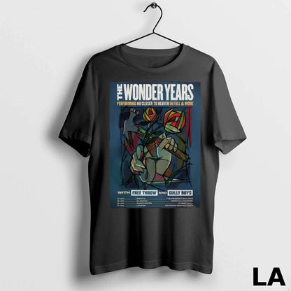 Original Wonder Years Uk Tour 2026 Long Sleve Tee Elegant Style