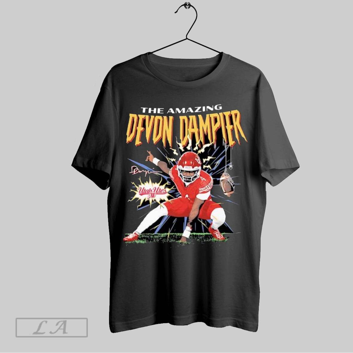 Original Amazing Devon Dampier Utah Utes TShirt Retro Merch