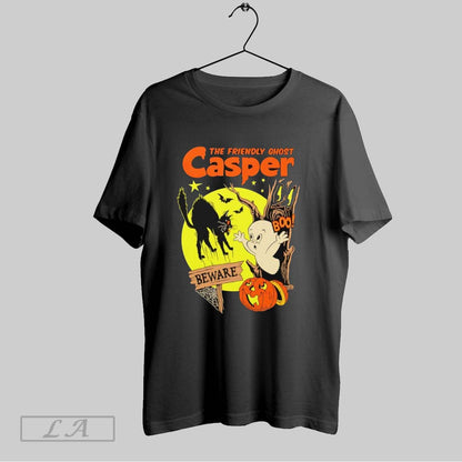 Original Friendly Ghost Casper Beware Boo Cat Ghost Halloween Tank