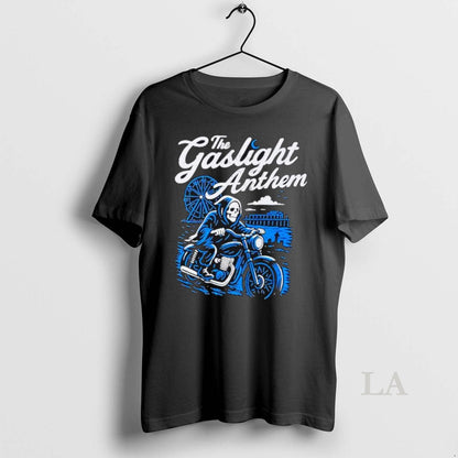Original Gaslight Anthem Grim Reaper Motorcycle Sweatshirt Retro Style