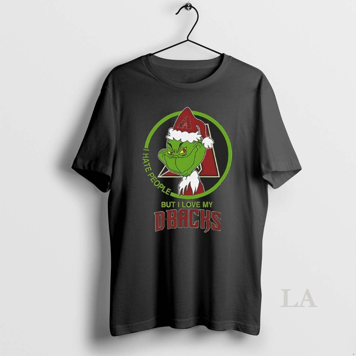 Original Grinch I Hate People But I Love My Dbacks Long Sleeve