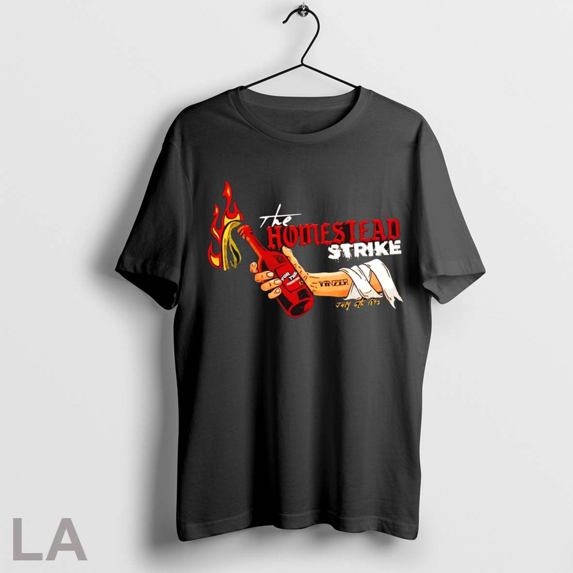 Original Homestead Strike Pinkertons Tee Premium Art