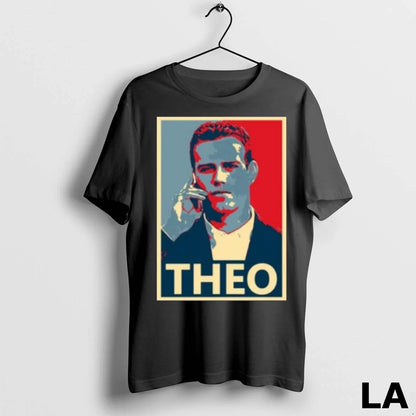 Original Theo Epstein Action Signed Artist Long Sleve TShirt Retro
