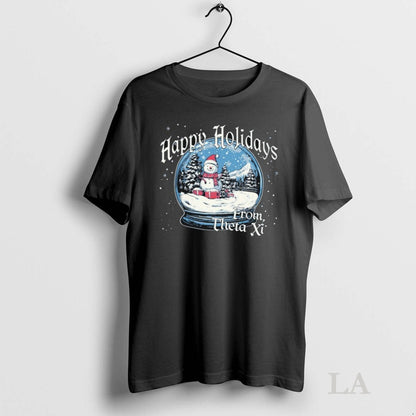 Original Theta Xi Happy Holidays From Shirt Unique Style