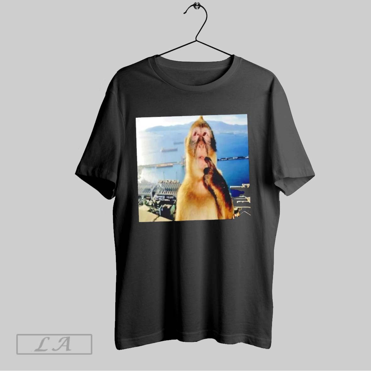 Original Thinking Monkey Meme Photo Sweatshirt Retro Art