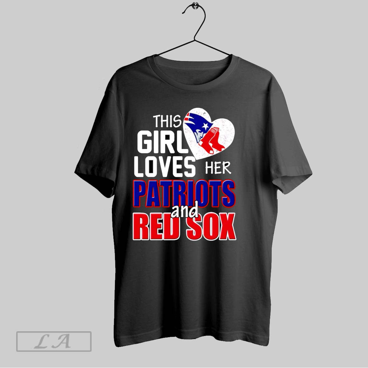 Original This Loves Her Patriot And Red Sox Hoodie Modern Style