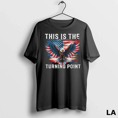 Original This Is Turning Point American Flag Patriotic Eagle Tank Top