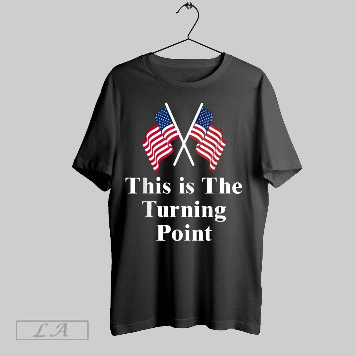 Original This Is Turning Point American Flags Tee Classic Art