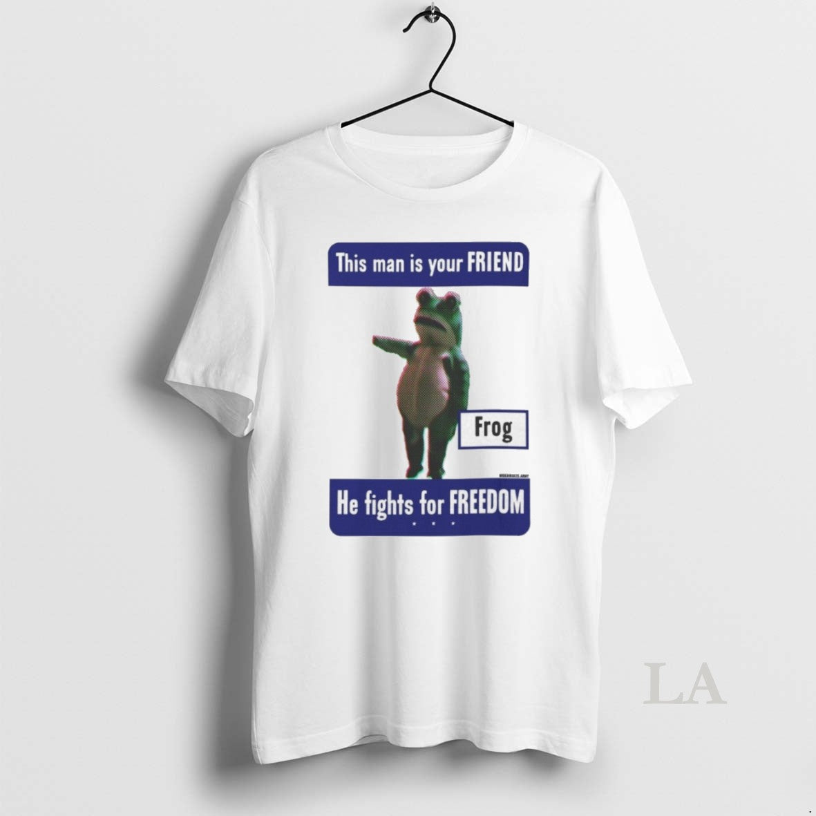 Original This Is Your Friend Frog He Fights Freedom Shirt Retro