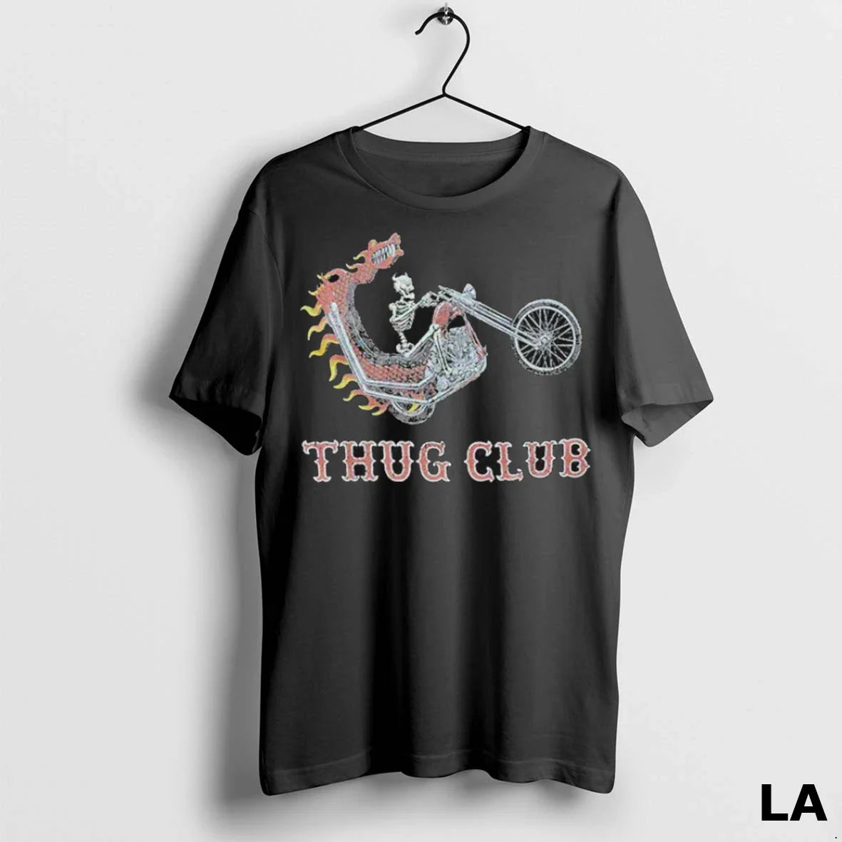 Original Thug Club 25Fwdragon Chopper Skeleton Hoodie Exclusive Design