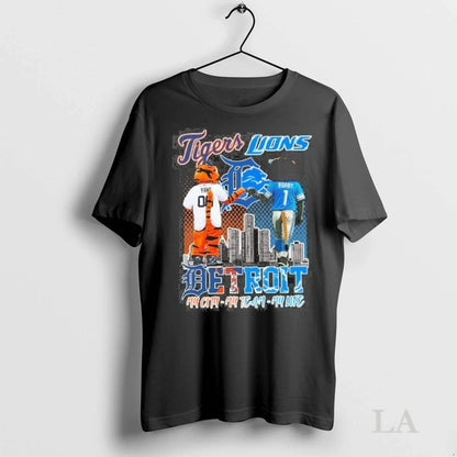 Original Tigers Lions Mascot My City My Team My Life Shirt Modern