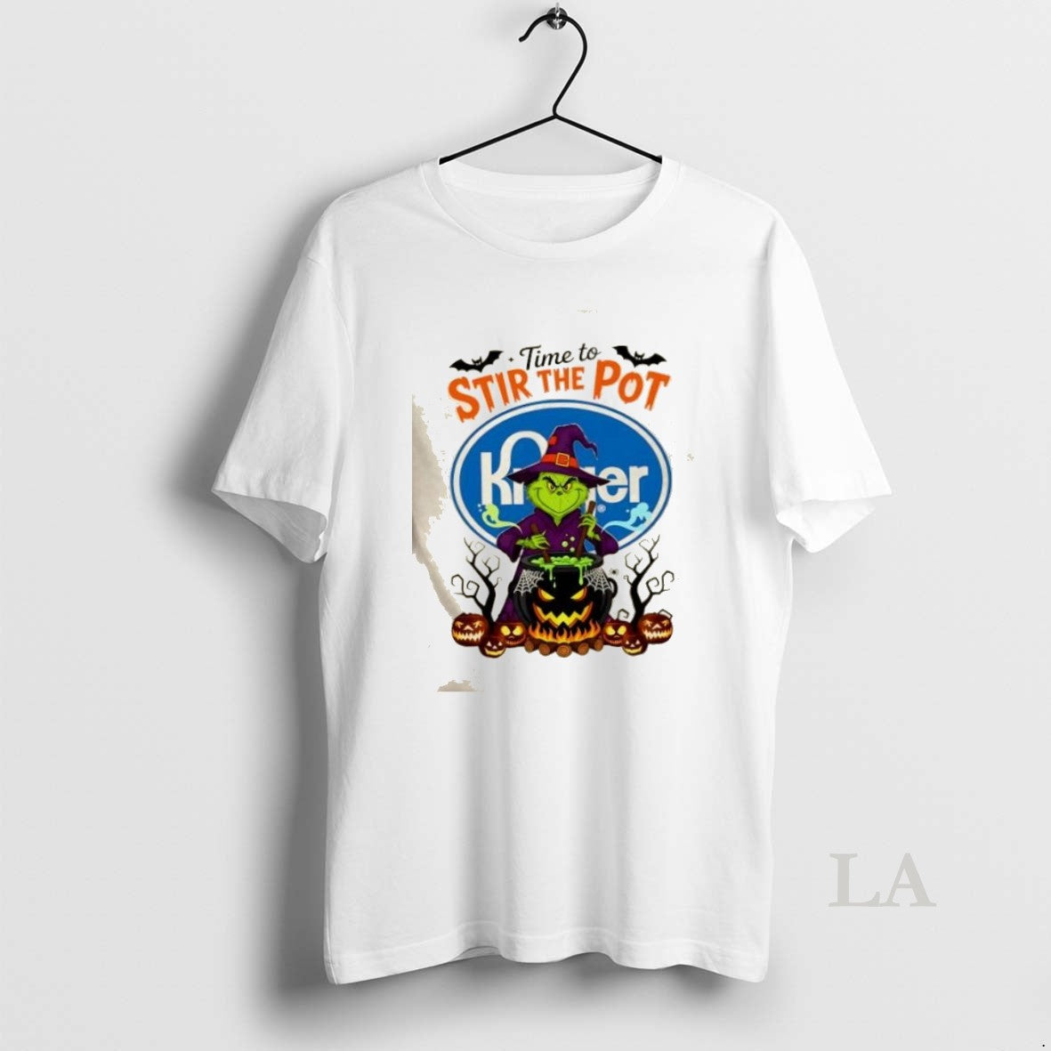 Original Time To Stir Pot Kroger X Grinch Happy Halloween Sweatshirt