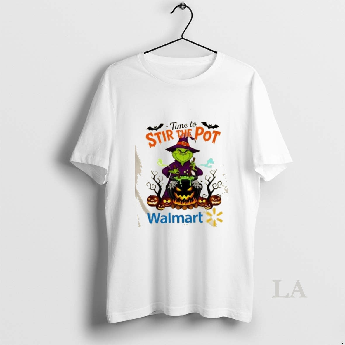Original Time To Stir Pot Walmart X Grinch Happy Halloween Shirt