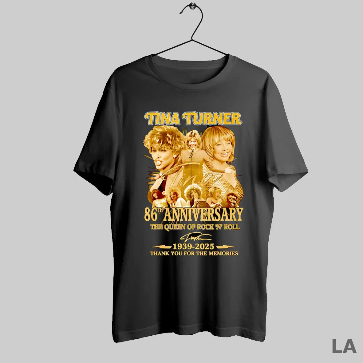 Original Tina Turner 86Th Anniversary 1939 2025 Thank You Memories