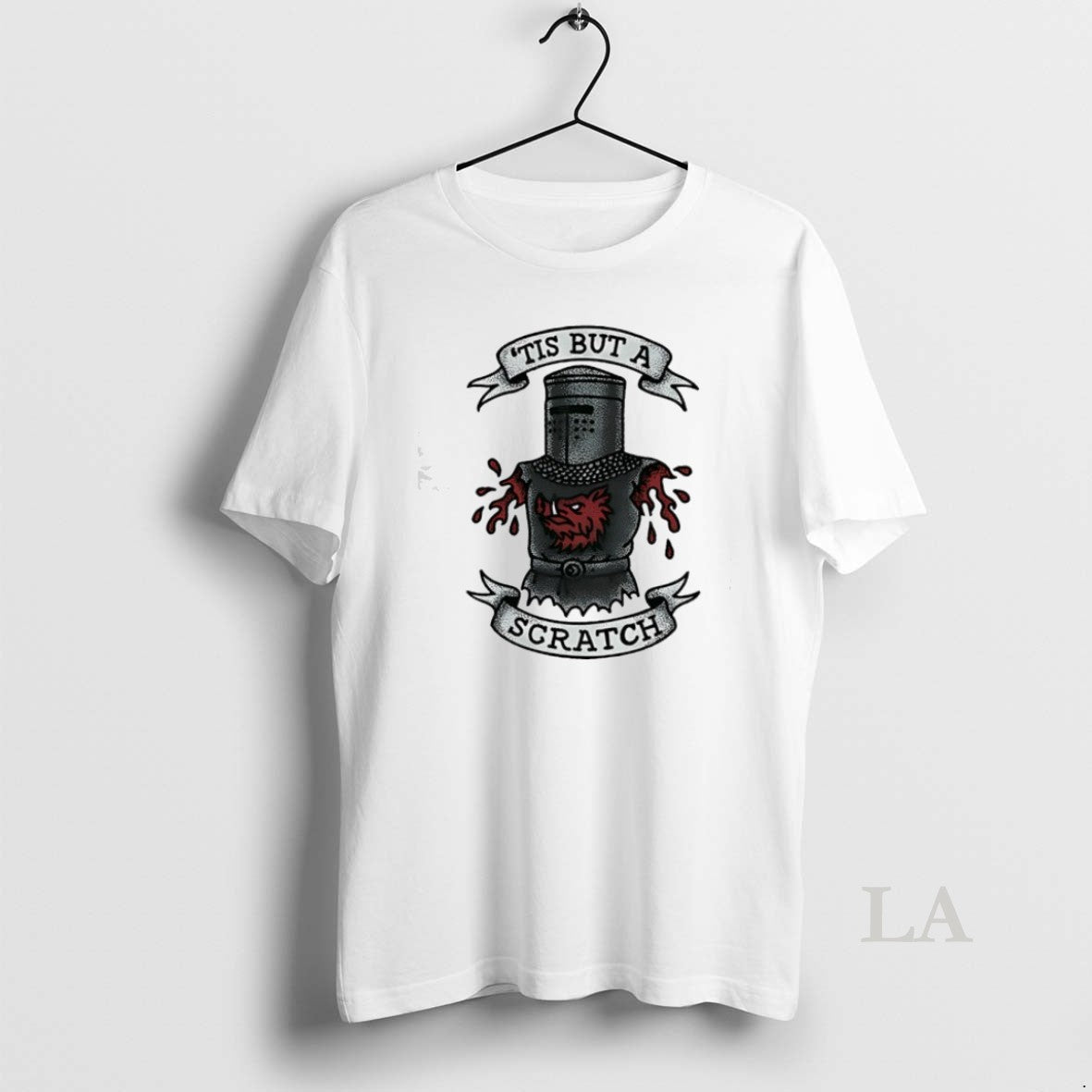 Original Tis But Scratch Monty Python And Holy Grail Tee Modern Style