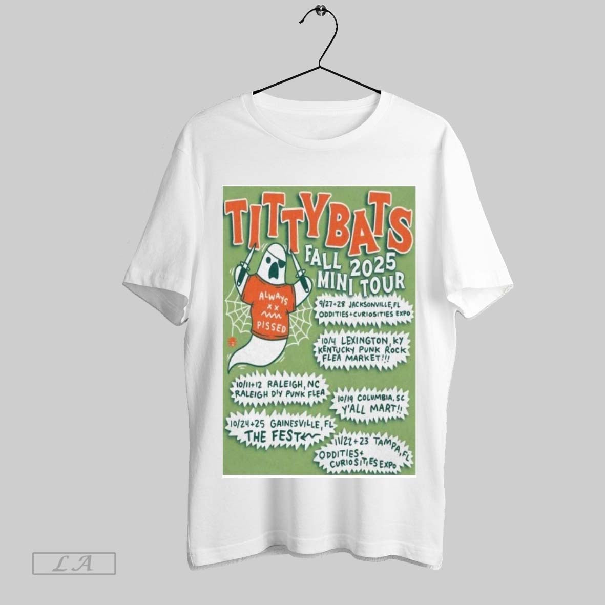 Original Tittybats Fall Mini Tour 2025 Shirt Retro Gift