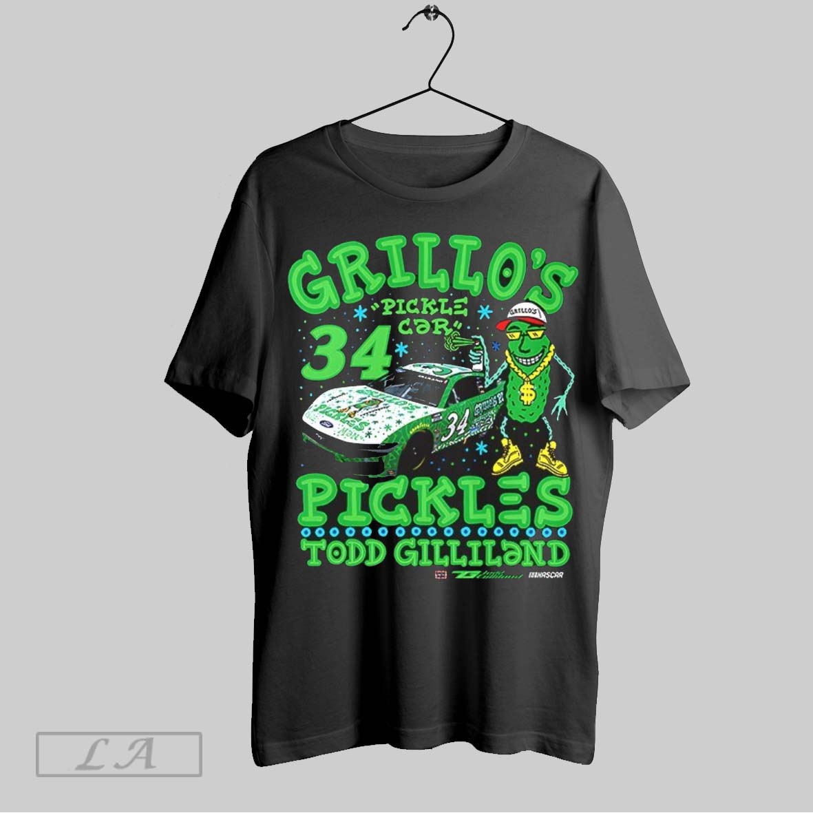 Original Todd Gilliland Motorsports Grillos Pickles V Neck Shirt