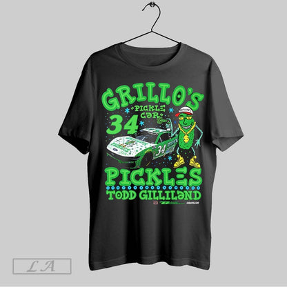 Original Todd Gilliland Motorsports Grillos Pickles V Neck Shirt