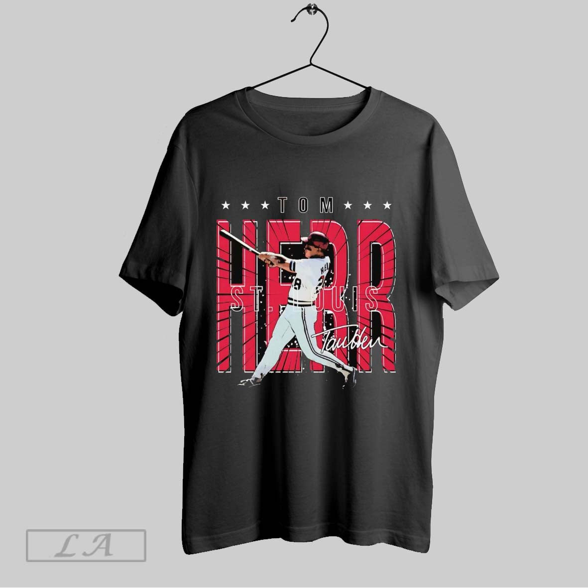 Original Tom Herr St Louis Skyline Swing Signature Tee Premium Fashion