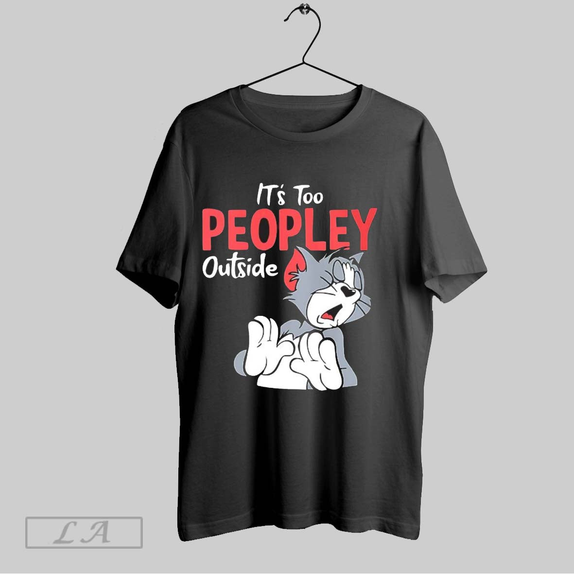 Original Tom Its Too Peopley Outside V Neck Tank Top Retro Gift