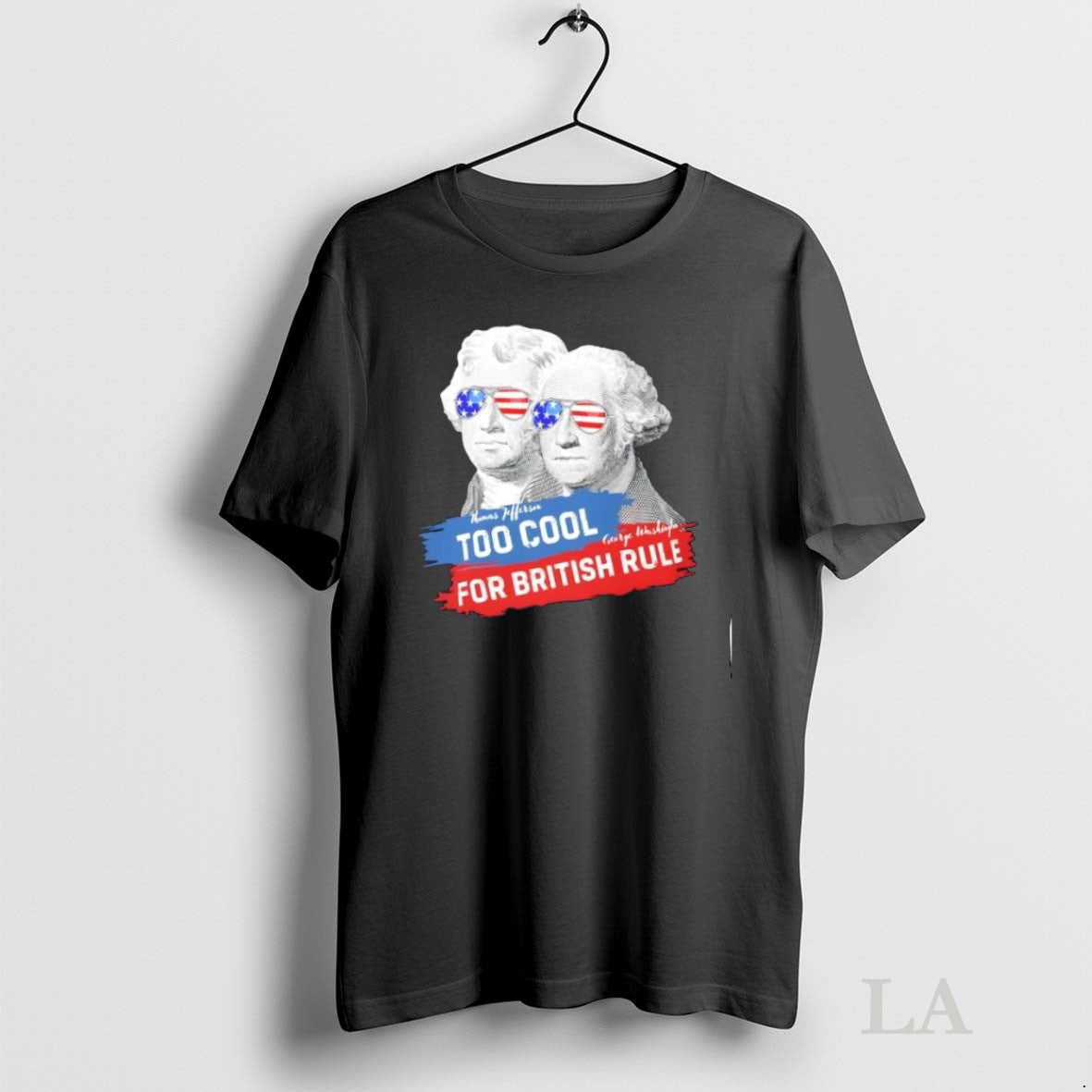 Original Too British Rule Jefferson And Washington Tank Top Elegant
