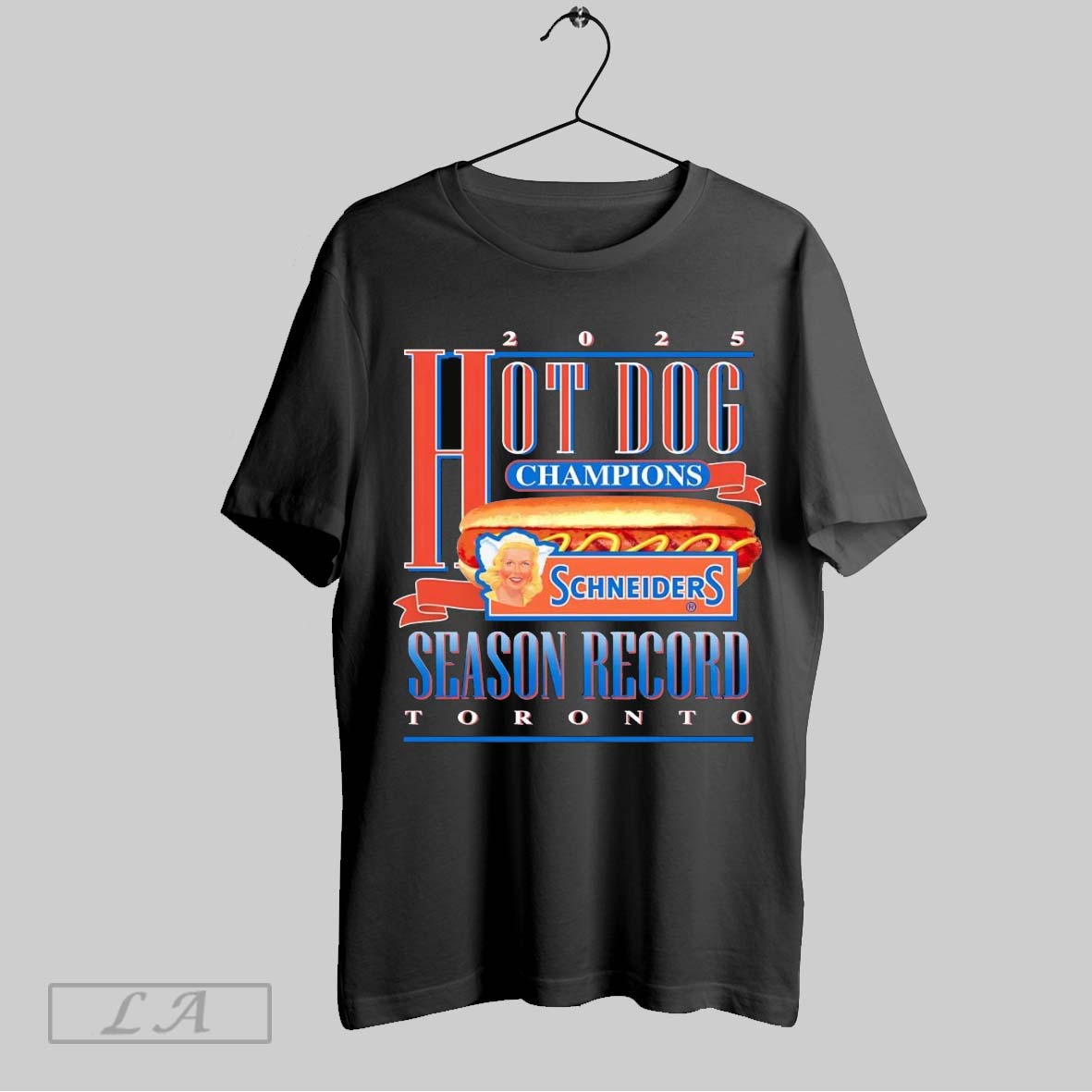 Original Toronto Blue Jays 2025 Hot Dog Champions Schneiders Season