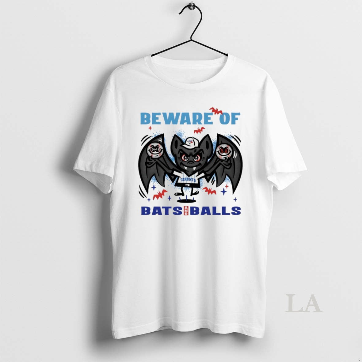 Original Toronto Blue Jays October Beware Bats And Balls TShirt