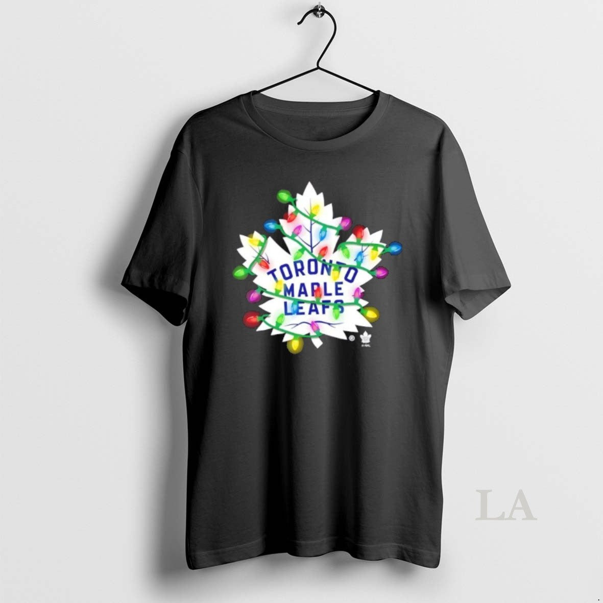 Original Toronto Maple Leafs Logo Holiday Lights Shirt Retro Design