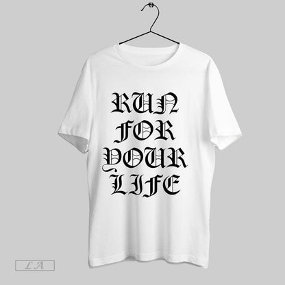 Original Travis Run Your Life TShirt Trendy Style