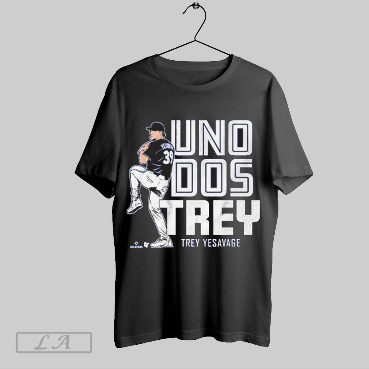 Original Trey Yesavage Uno Dos Trey TShirt Retro Fashion