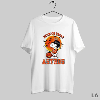 Original Trick Or Treat Houston Astros Snoopy Halloween Shirt Premium