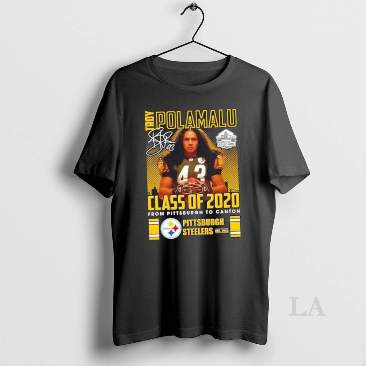 Original Troy Polamalu Class 2020 From Pittsburgh To Canton Signature