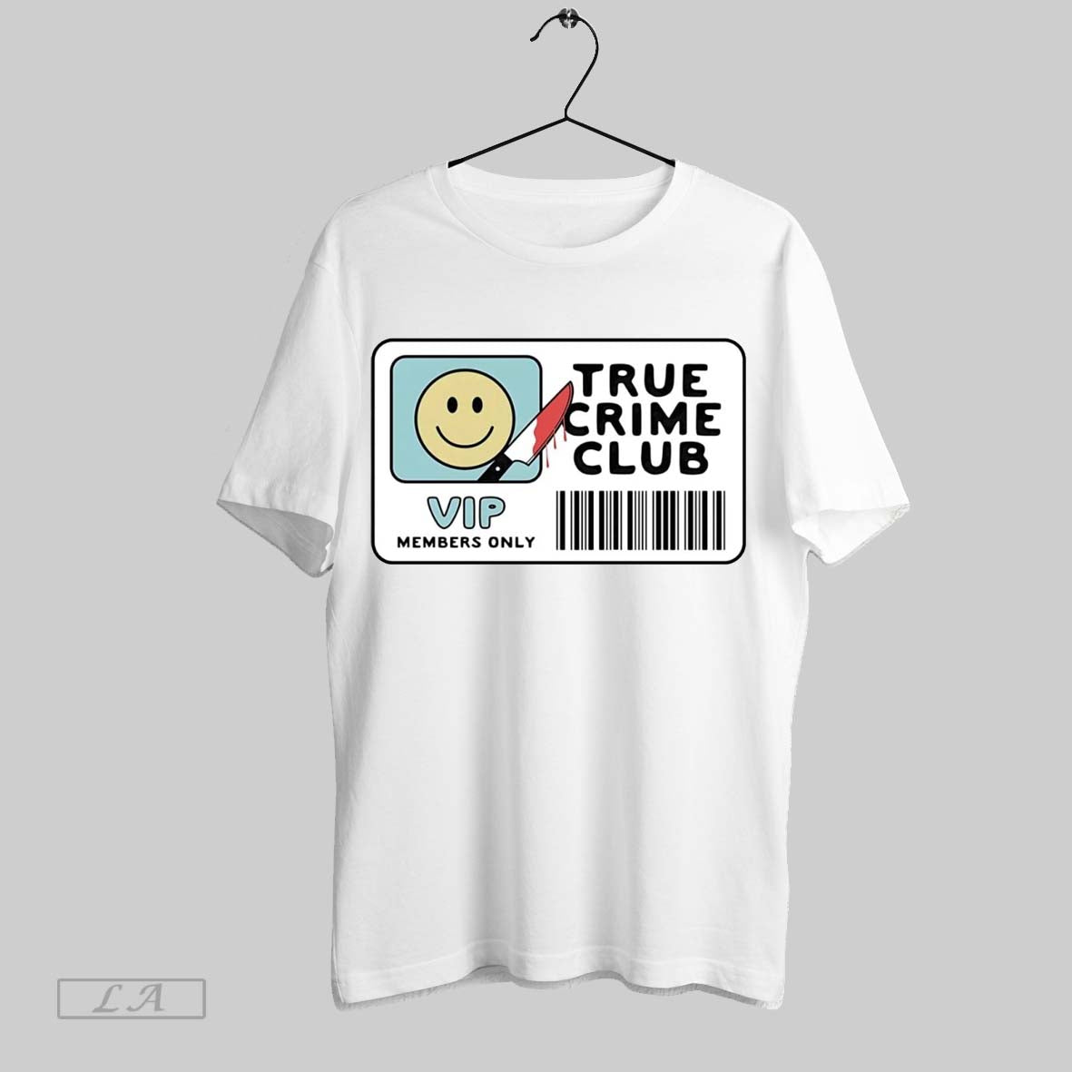 Original True Crime Club Card Vip Members Only Tank Top Elegant Design