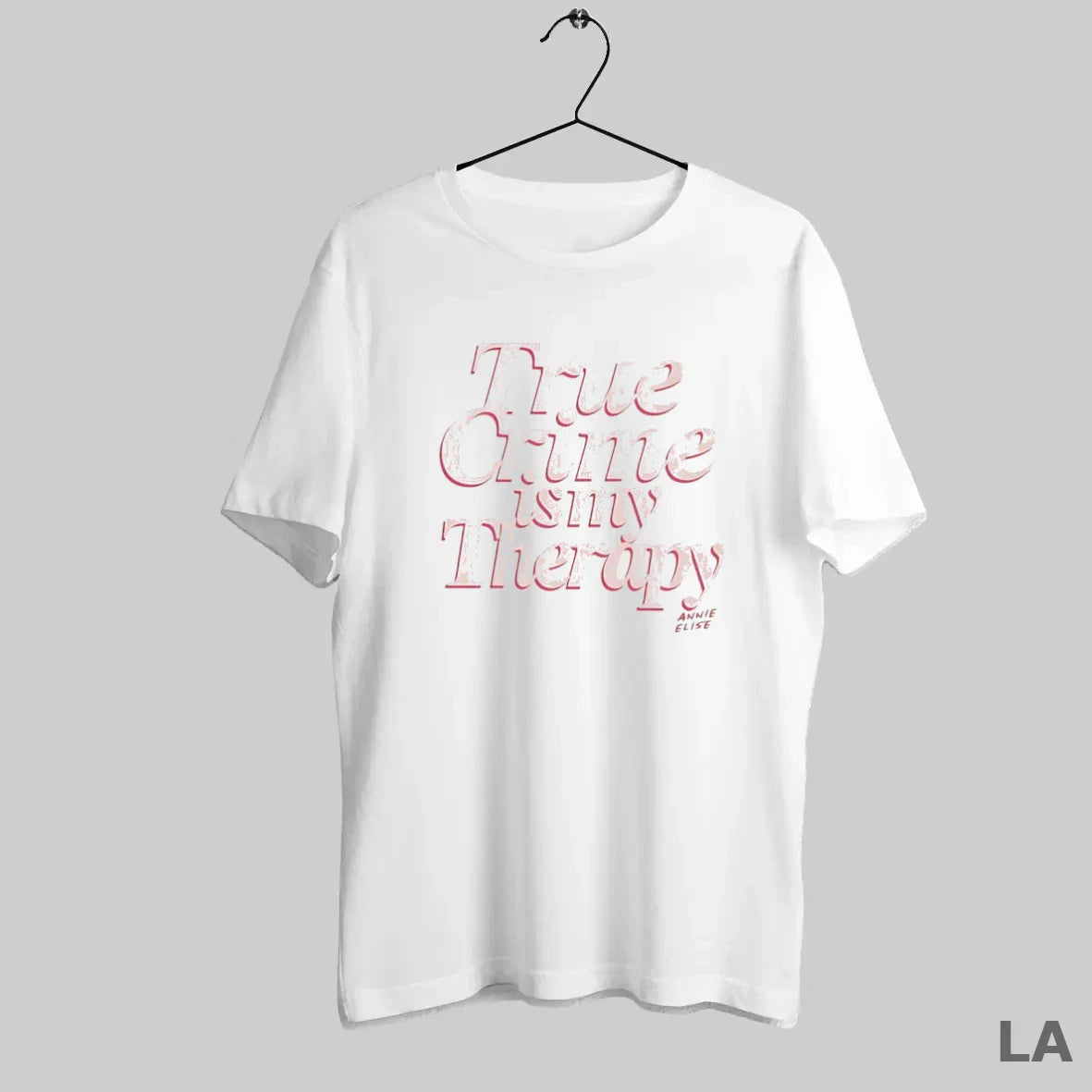 Original True Crime Is My Therapy Tee Unique Apparel