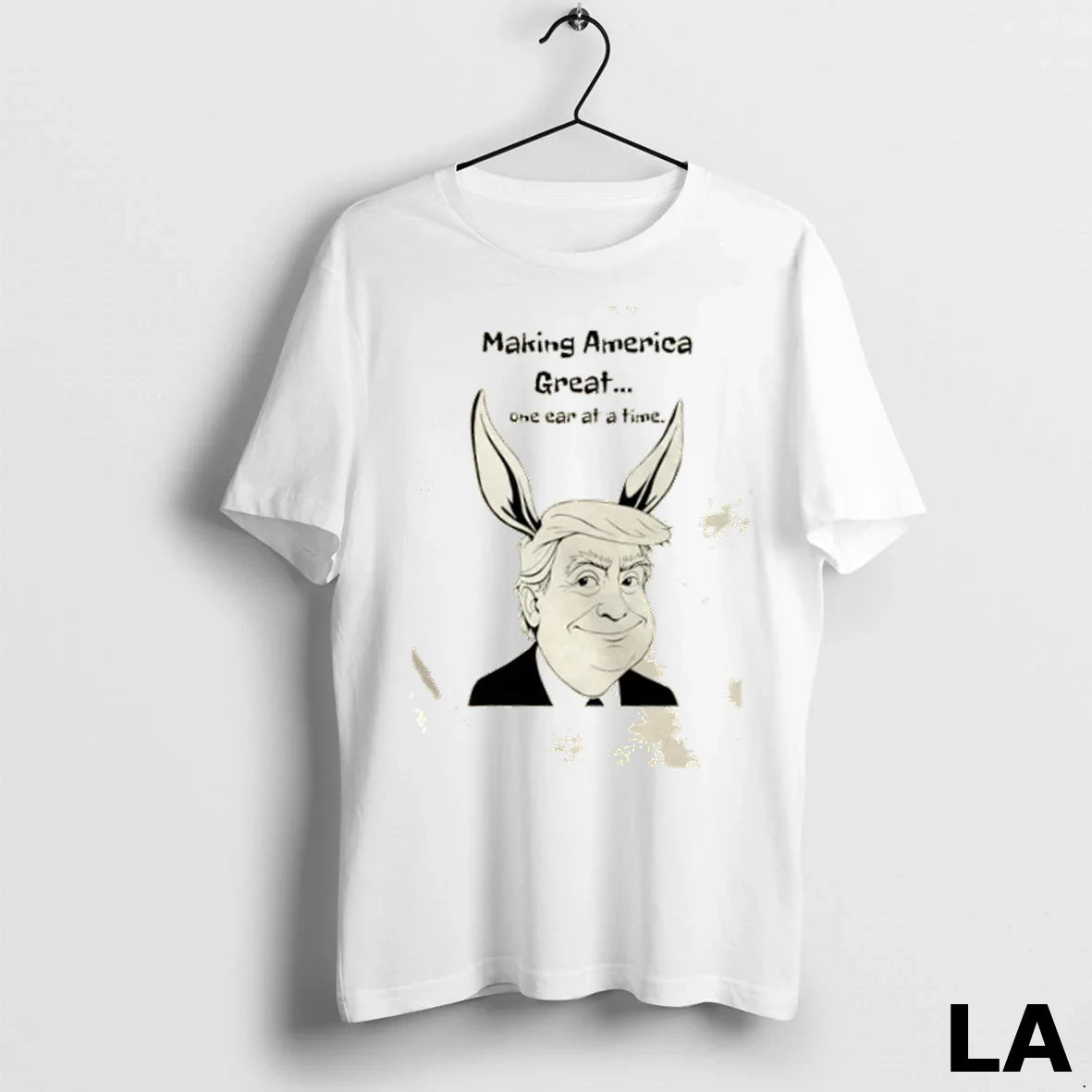Original Trump Making America Great One Ear Time TShirt Vintage Art