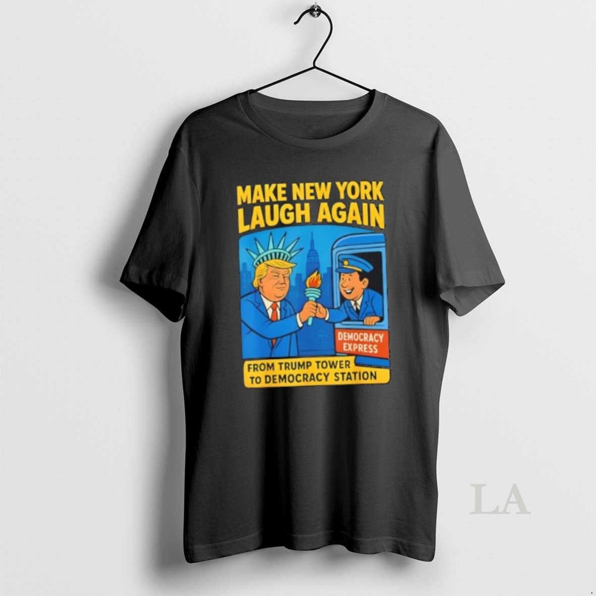 Original Trump X Liberty Statue Make New York Laugh Againcomic